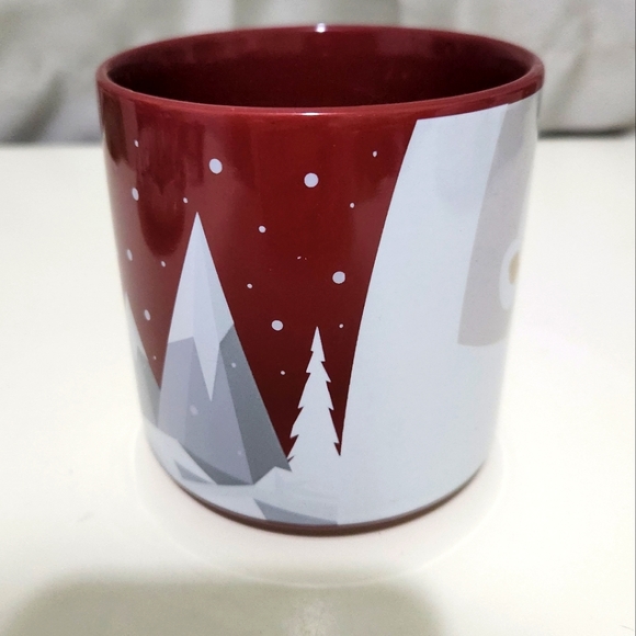 Tim Hortons polar bear winter mountains coffee mug. 2019 - Picture 5 of 7